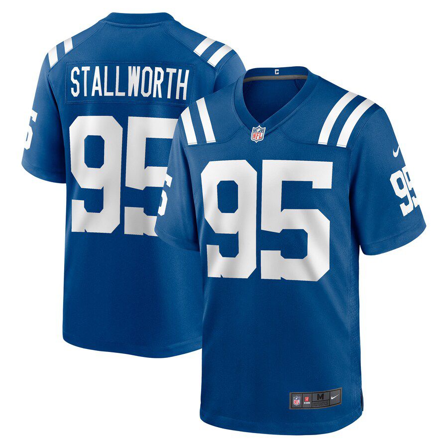Men Indianapolis Colts #95 Taylor Stallworth Nike Royal Game Player NFL Jersey->indianapolis colts->NFL Jersey